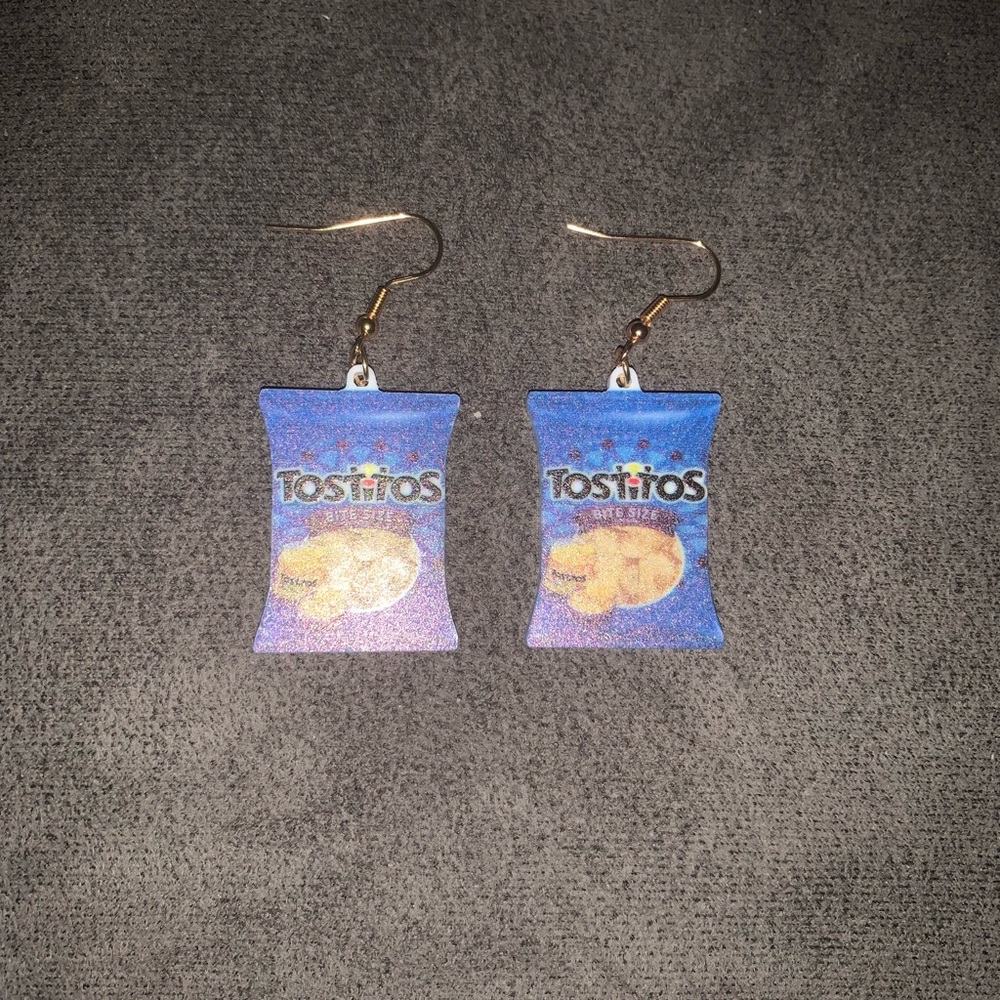 Tostitos Bite Size Chips Snacks Products Earrings -24
